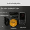 Brand New Colorful Wireless Fish Finder Dot Matrix Sonar Sensor Transducer Depth Echo Sounder  Recharged Battery