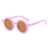 Sunglasses Retro Resin And PC Materials UV  Thick Frame Round For Kids