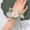 Mori Style Dusty Rose Wedding Corsage: Fairy Bridal & Bridesmaid Wrist Corsage for Sisterhood & Kids' Bracelet