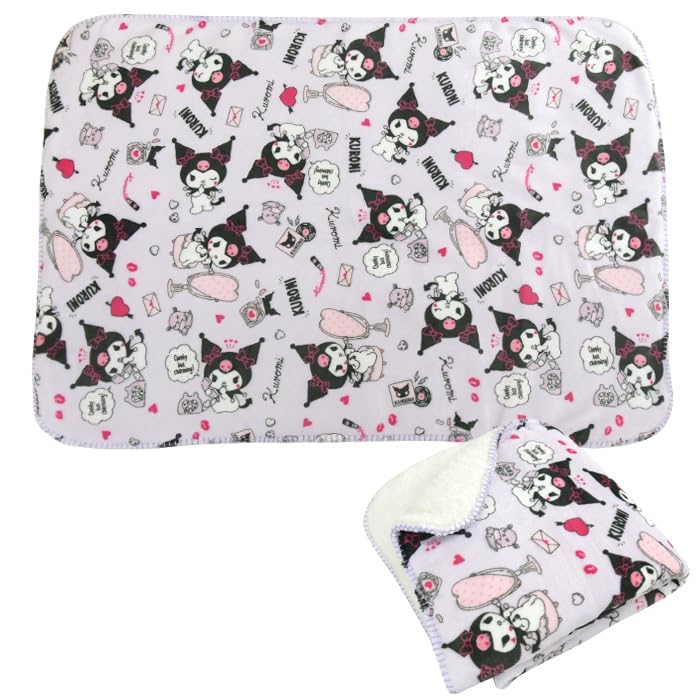 

Revere Kuromi Lap 2 Piece Boa Nap Throw Warm Mofu Sanrio Goods Одеяло, Одеяло, Комплект, Фланель, Одеяло в виде овцы, Одеяло, Одеяло, Теплое, Kuromi-chan