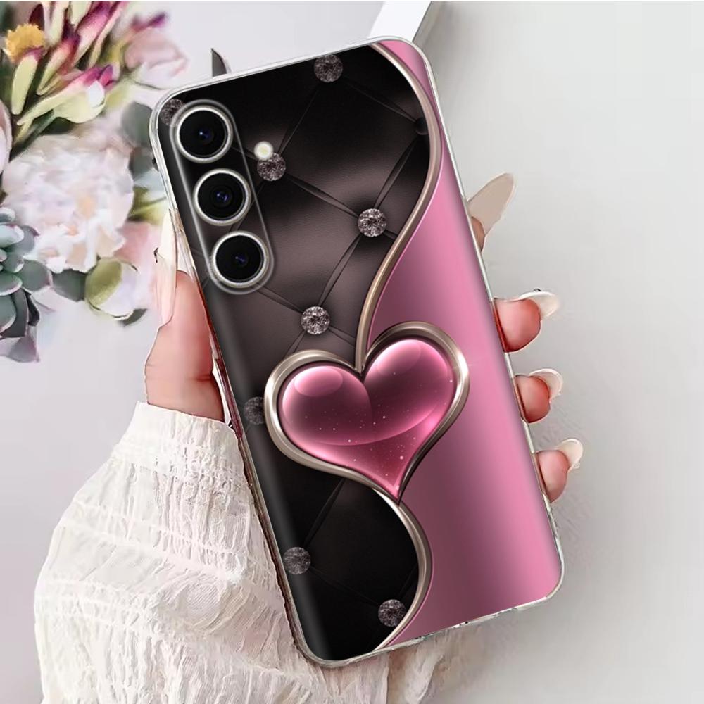 Hülle Für Samsung Galaxy S24 FE Hülle Lustige Tiere Weiches Glattes Flüssiges Silikon Hochwertige Abdeckung Für Galaxy S24 FE SM-S721B 6,7"