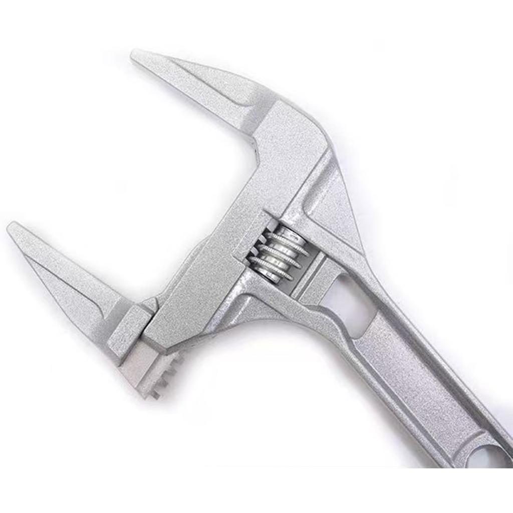 Bathroom Wrench Universal Wrench Big Opening and Toothed Anti-skid Dual-purpo for Maintaining Bathroom Facilitie