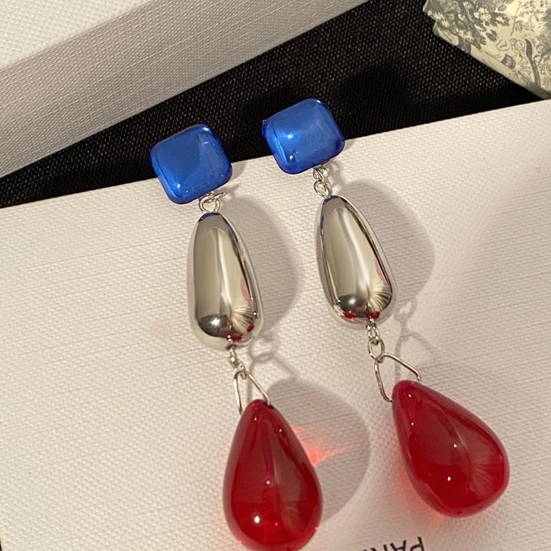 Elegantní náušnice pecky ve tvaru slzy Módní náušnice Jemná ušní bižuterie Náušnice do uší Akrylová textura pro denní nošení i na párty