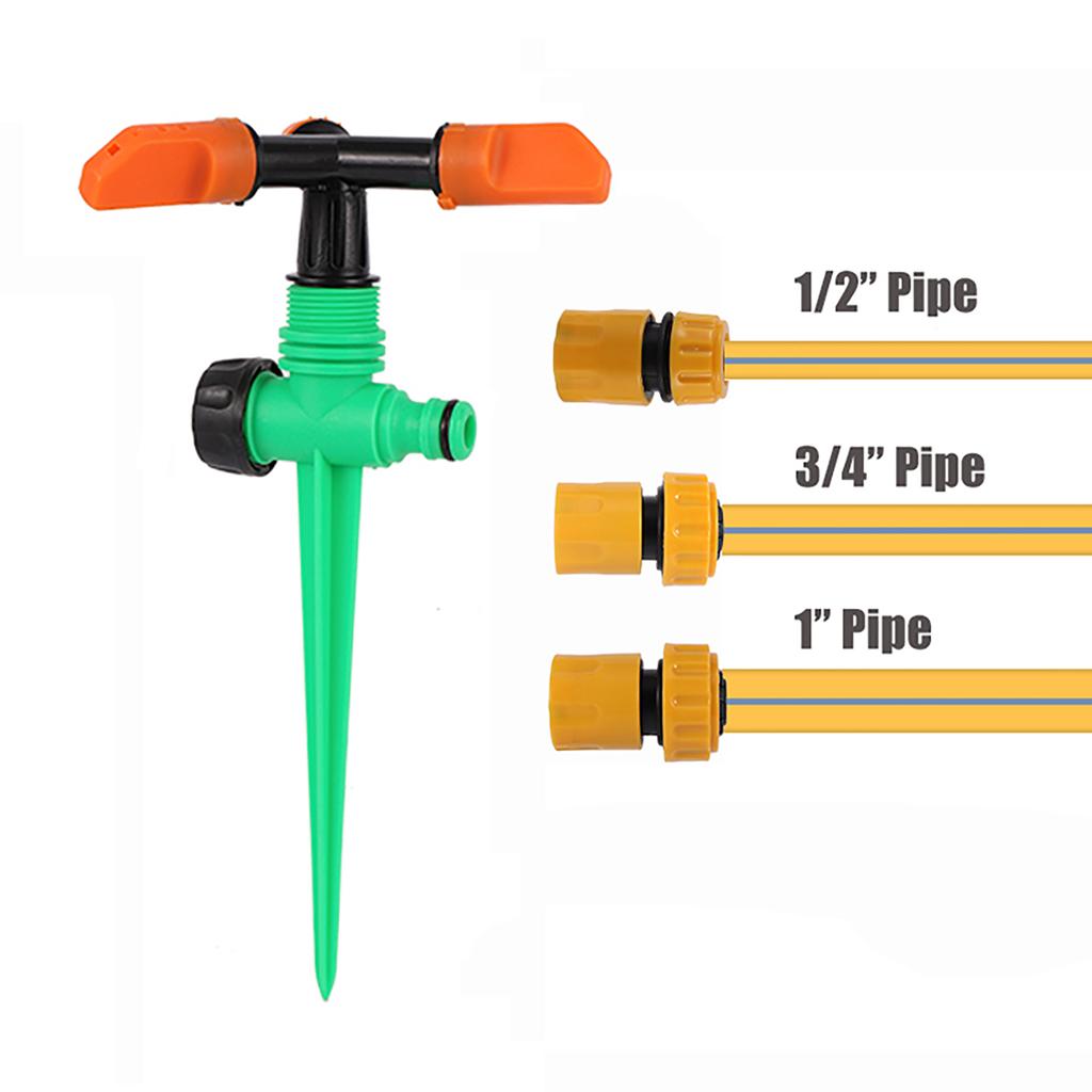 1/2" 3/4" Bracket Quick Connector 360 Degree Swivel Sprinkler Garden Patio Lawn Irrigation Watering Nozzle Bracket Accessories
