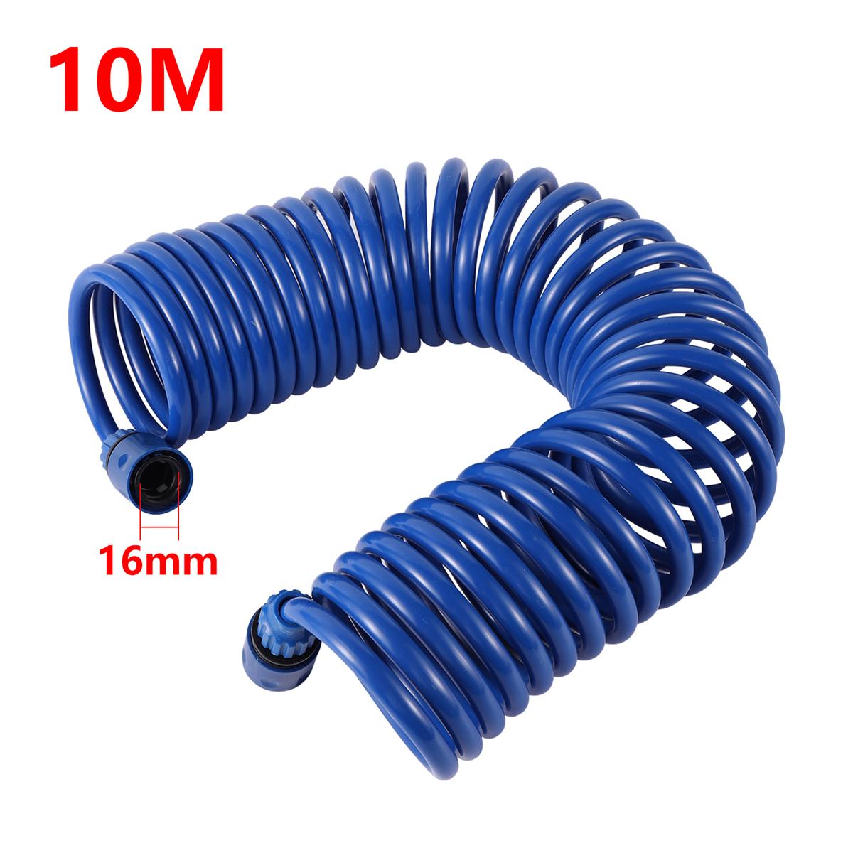 

Blue Spring Tube With Joint Pneumatic Air Pump Spiral Air Compressor Garden Car Washing Hose High Pressure Tracheal Duct 10/15mm