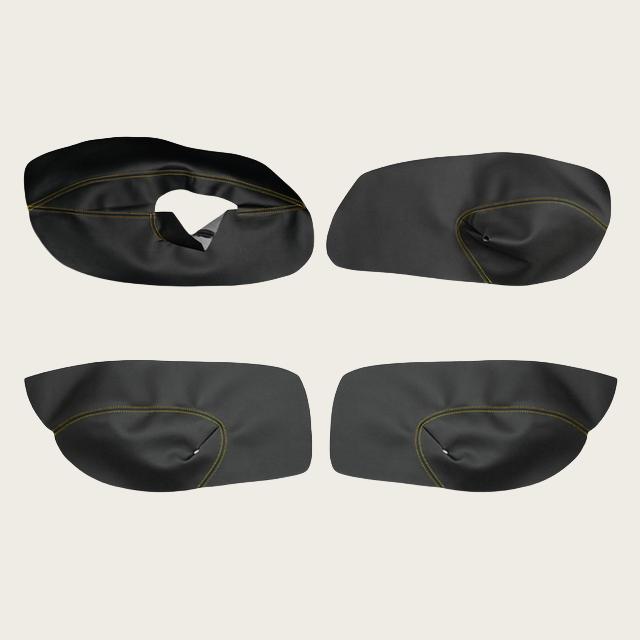 ONLY 4-Doors Leather Door Armrest Cover For VW Golf 4 MK4 Bora Jetta 1999-2005 Car Door Armrest Panel Skin Cover Accessories