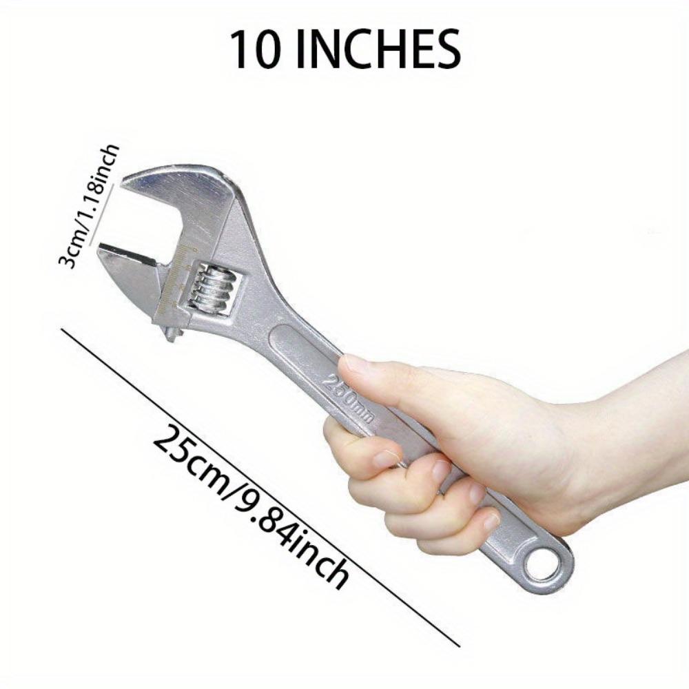 High-carbon Steel Forged Chrome-Plated Flexible Adjustable Wrench - Adjustable Wrenches with Heat Treated