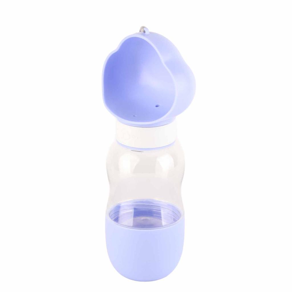 Dog Water Bottle Portable Cute Transparent Dog Water Feeder with Feeding for Dog Watering Supplies 350ml 200ml Clouds