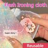 Flash Ironing Cloth For Fuse Beads Reusable Rainbow Sequin Iron Paper Heatproof Mat For Diy Melting Beads Craft Accessory