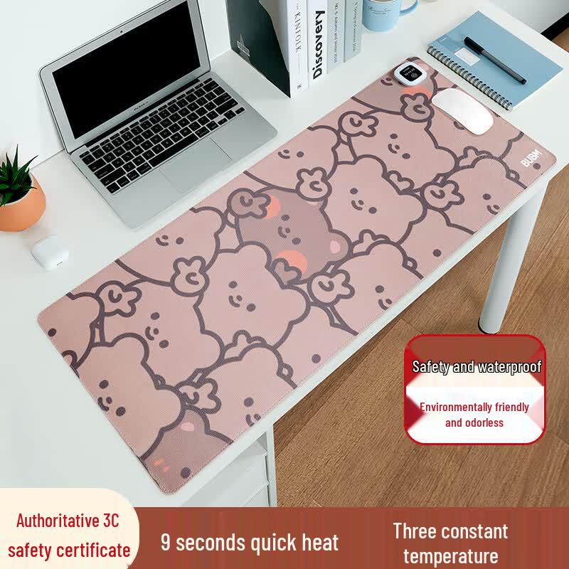 BUBM 3-Level Heated Desk Mat & Mouse Pad