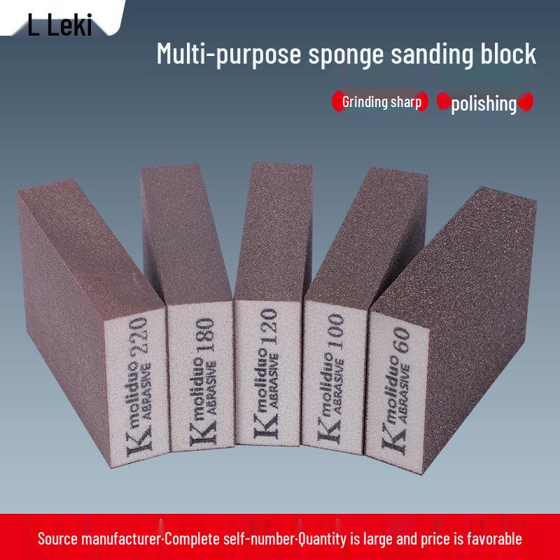 Sponge Sanding Block: Emery Sandpaper Brick for Grout Cleaning & Woodworking - Available in Thick & Thin Types