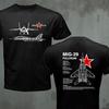 Russian Air Force Mikoyan MiG29 Fulcrum Fighter TShirt 100 Cotton ONeck Short Sleeve Summer Casual Mens Tshirt Streetwear