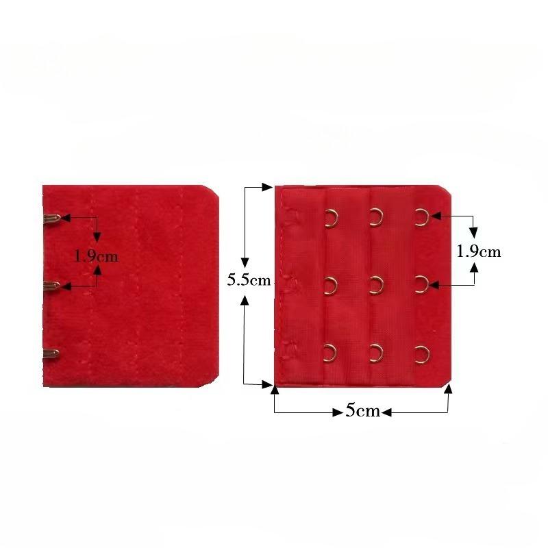 Lot Sexy Women Bra Extenders 3 Rows*3 Buckles Hasps Stainless Steel Hooks Underwear Buckle Women Intimates Accessories