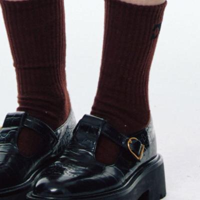CENTAUR.KR CENTAUR CREW SOCKS_BROWN