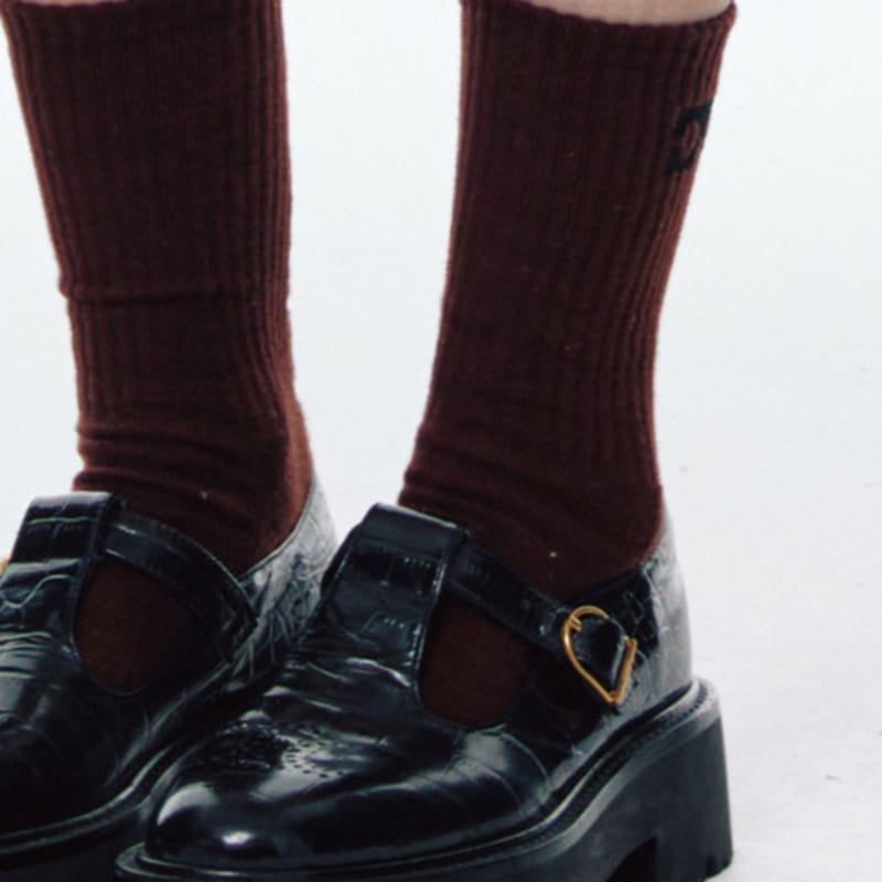 

CENTAUR.KR CENTAUR CREW SOCKS_BROWN FREE