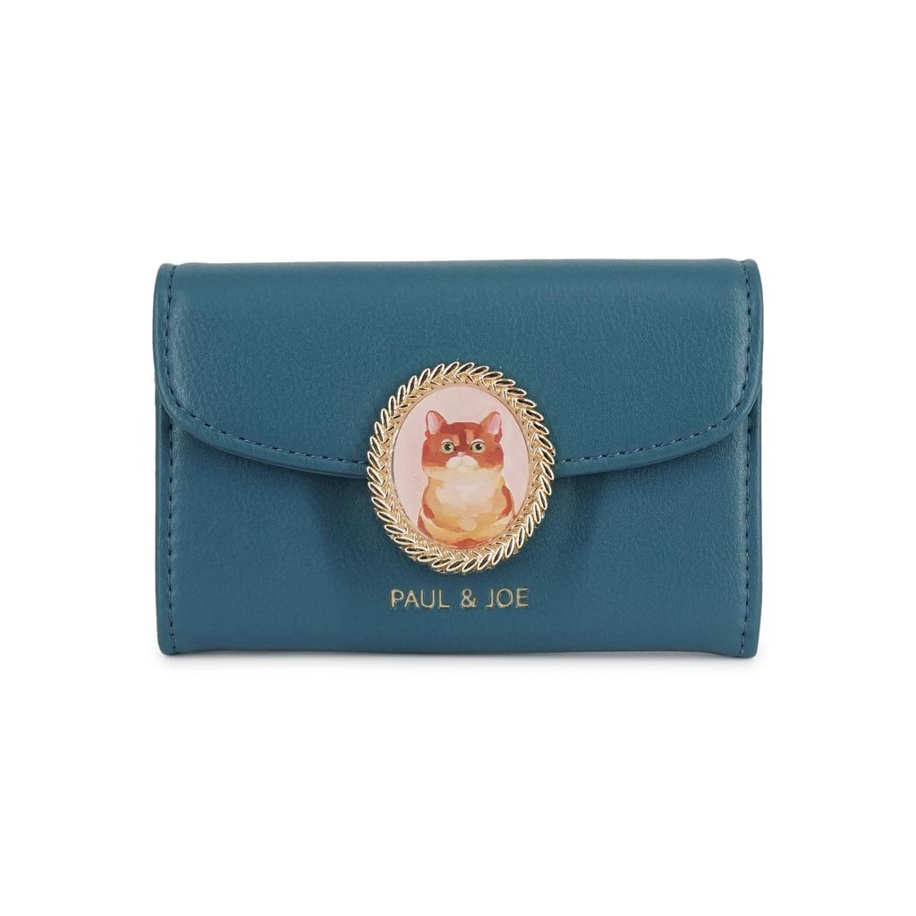 ACCESSOIRES Divided Business Card Holder Cat Brooch Green FREE [Paul & Joe] [Paul & Joe] PJA-W1174 PJA-W1174