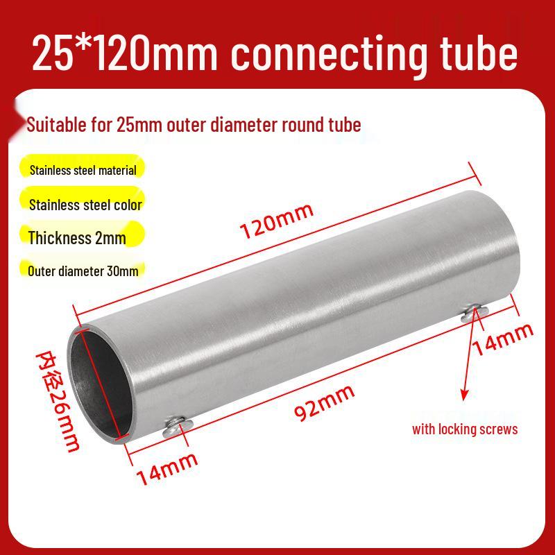 Nerezové konektory pro trubky o průměru 25-51 mm