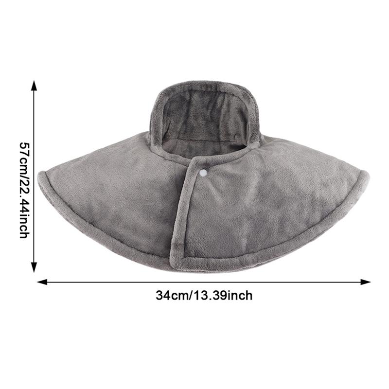 A78E-Constant Temperature Hot Compress Heating Pad For Fatigue Relief Neck And Shoulder Electric Heated Shawl Warmer US Plug