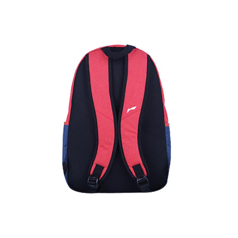 Li-Ning Large Capacity Lightweight Sports Travel Leisure Backpack Unisex Backpack Orange-Red YBSU167-8A3