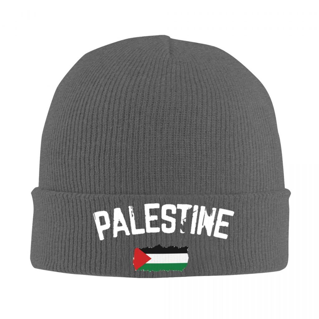 Klobouky s vlajkou Palestiny Podzimní Zimní Čepice Beanie Módní Čepice Pánské Dámské Akrylové Pletené Čepice