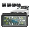 Tire Pressure Monitoring System USB/Solar TPMS Tire Pressure Monitor System Tyre Temperature Monitor for RV Sedan Truck