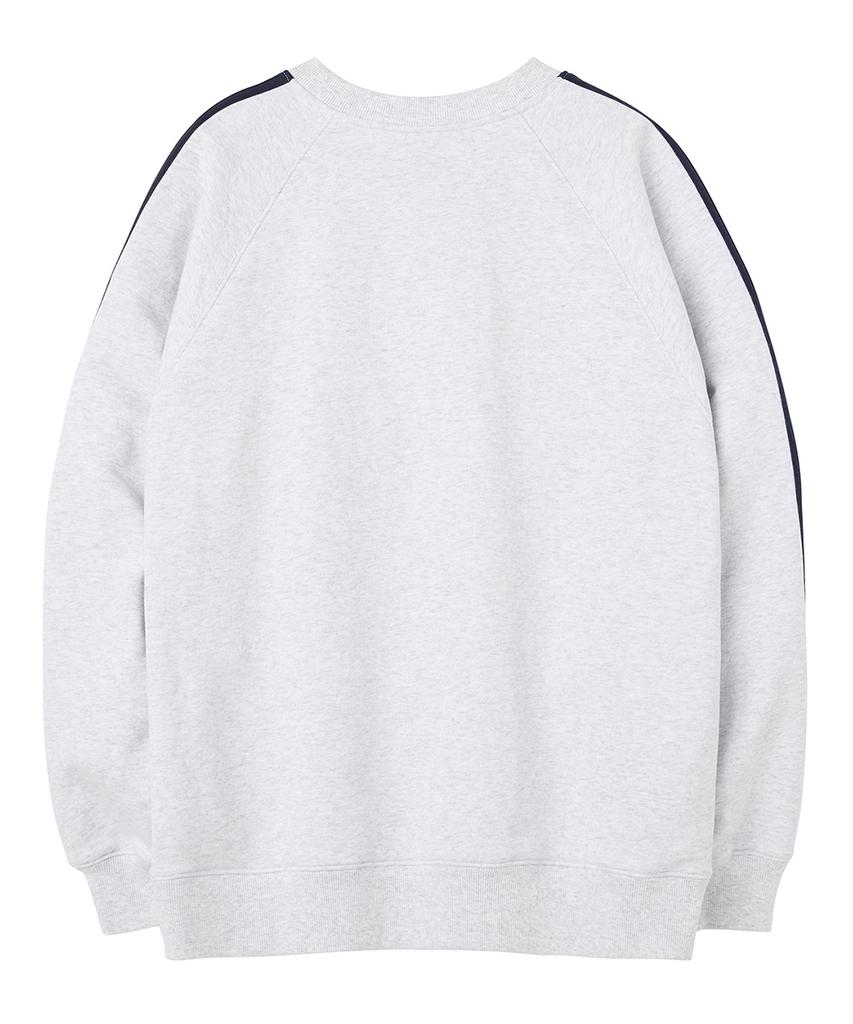 URBANAGE Original Raglan Sweatshirt_White Melange