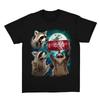 Three Raccoons Dr Pepper Vintage T-Shirt, Funny Meme Raccoon Moon Tee