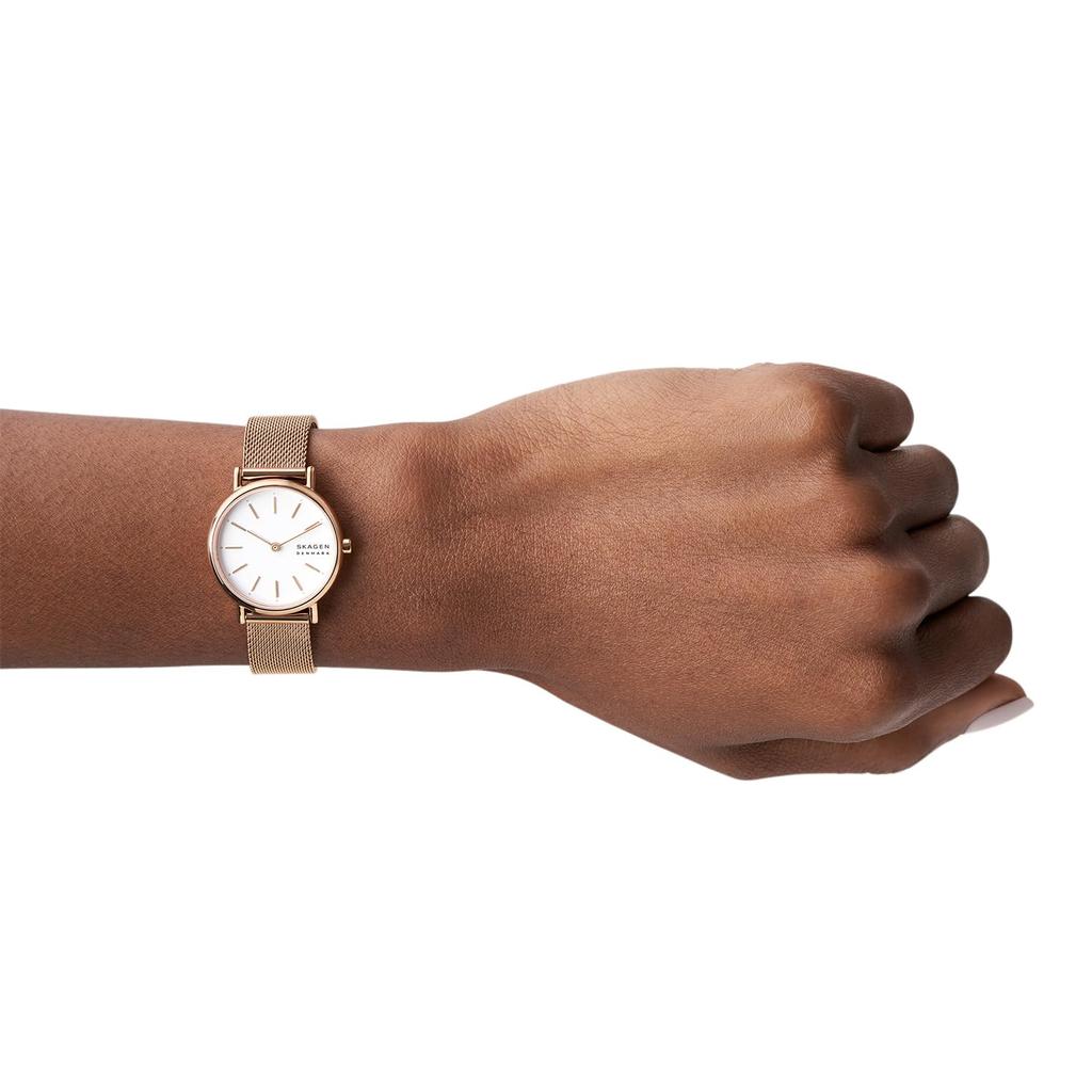 Skagen SIGNATUR SKW2694 Women's Watch, Officially Imported, Pink Gold