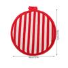 Cotton Insulated Mat Round Pot Holder Oven Pad Kitchen Tableware Heat Resistant Hot Dish Mat Rustic Style Placemat Countertop