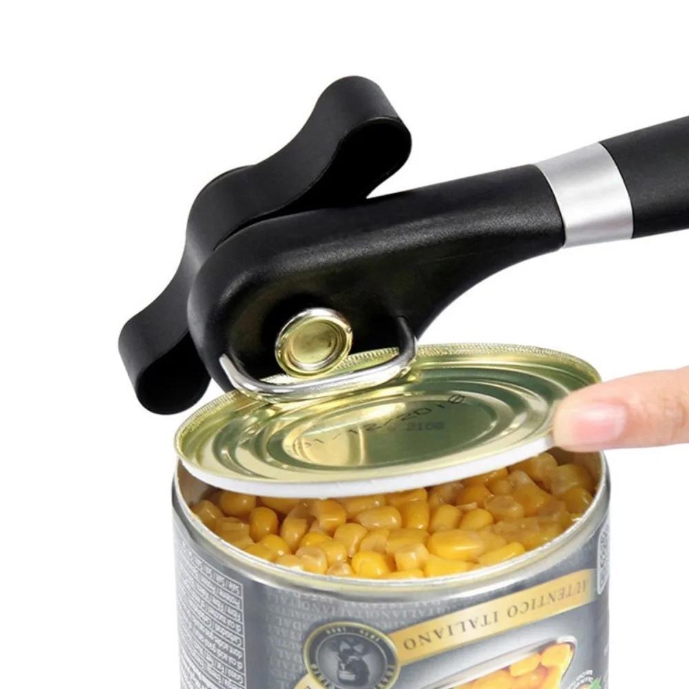 Multifunctional Can Opener Handheld Stainless Steel Can Opener Knife Safe Side Cut Can Opener Smooth Edge Gadgets Kitchen Tool