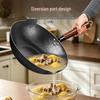 Non-stick Forged Iron Wok with Fish-Scale Texture