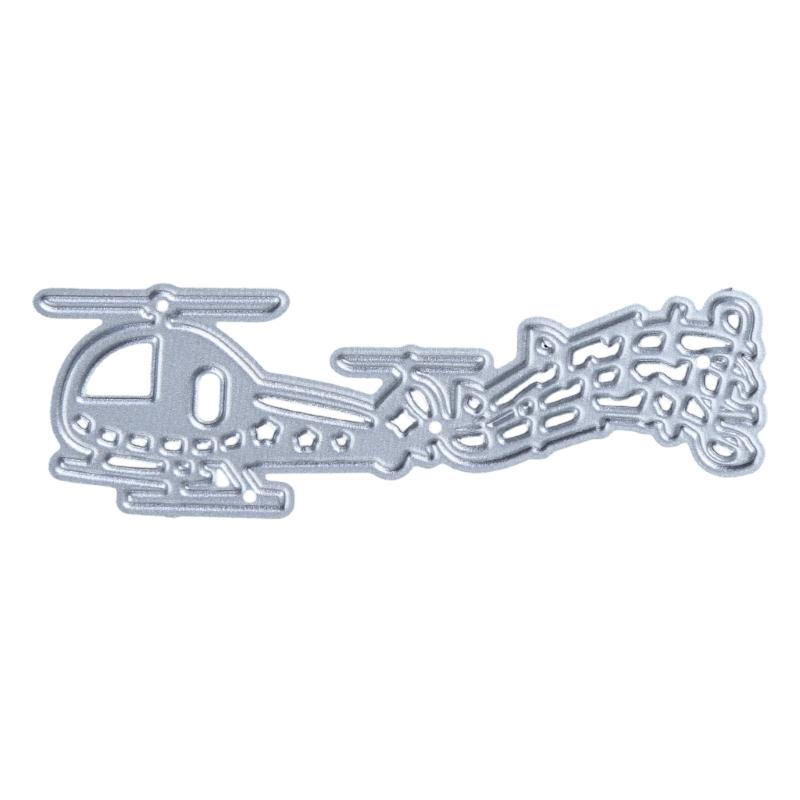 

Helicopter Metal Cutting Dies DIY Craft Carbon Steel Embossing Template Stencil Scrapbooking for Card Die Cuts Mold 1