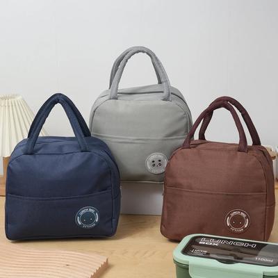 1pc-Portable Oxford Lunch Bags Fresh Cooler Pouch for Office Students Convenient Lunch Box Food Container Bag