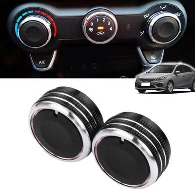 2Pcs Car AC Heat Control Switch Knobs Air Conditioning Knob For Hyundai Solaris 2017 - 2021 Kia Rio K2 KX Cross