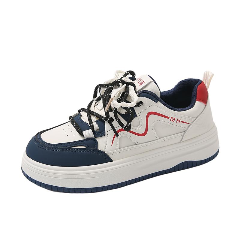 

Мода Новая Корейская Обувь Каваи Розовые Кроссовки на Платформе Женские Винтажные Вулканизированные Весна Лето Повседневные Теннисные Женские Балетки Обувь 35 синий