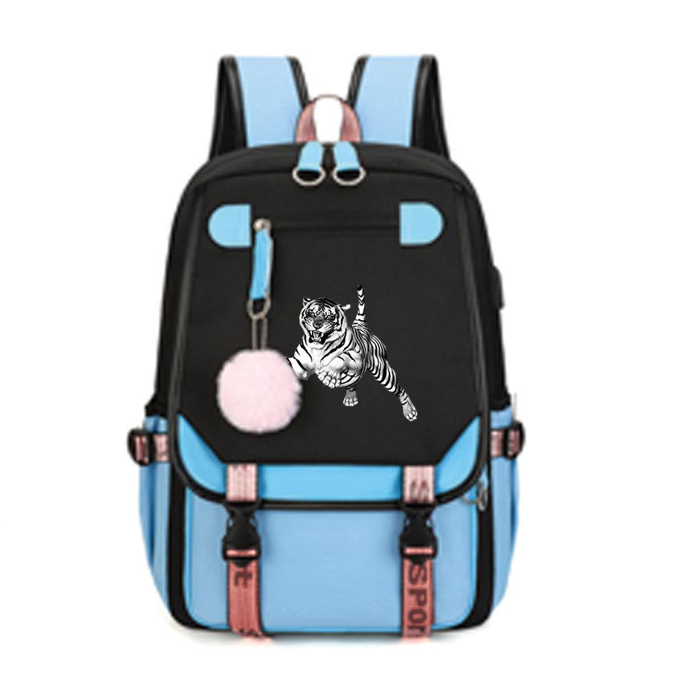

Animal Children Backpack Elementary School Bag Casual Printing Large Capacity Storage Computer Bag Backpack