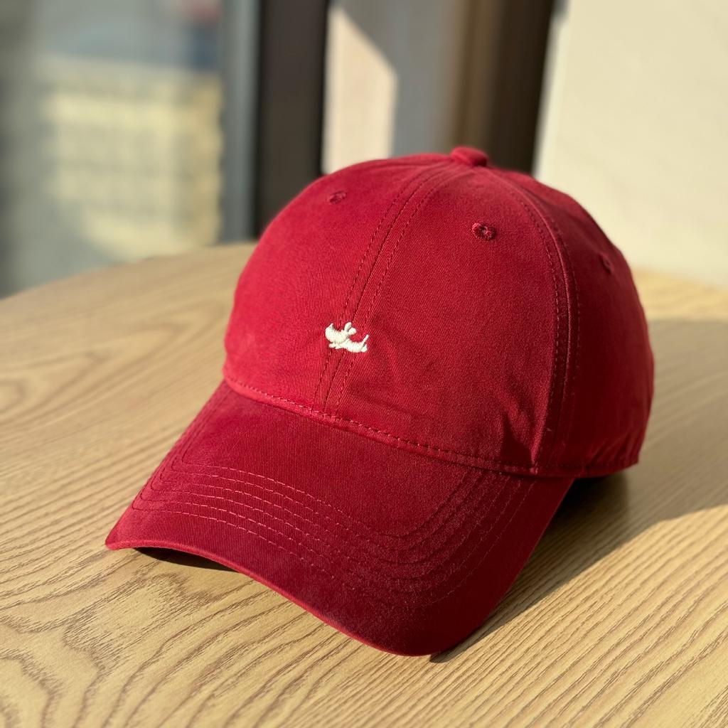 Korean-style versatile baseball cap with puppy embroidery for women, wide brim that makes the face look smaller, pure cotton slimming duckbill cap