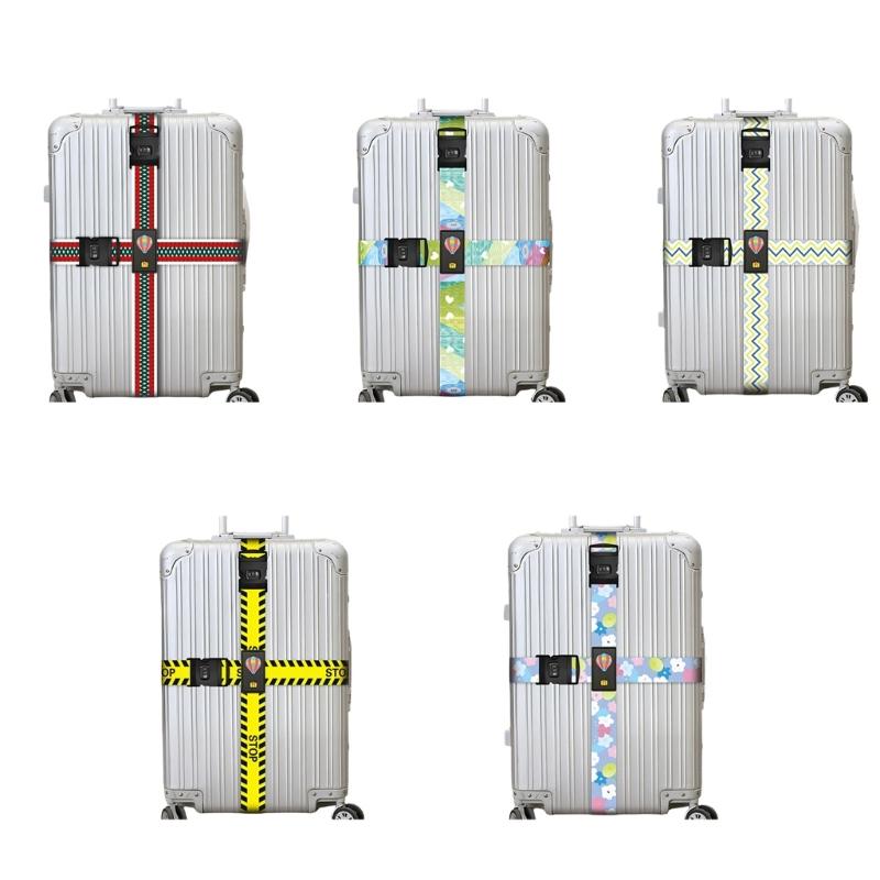 Adjustable Tie Down Packing Straps for Luggage with Password Lock Keep Your Belongings Secure and Organized
