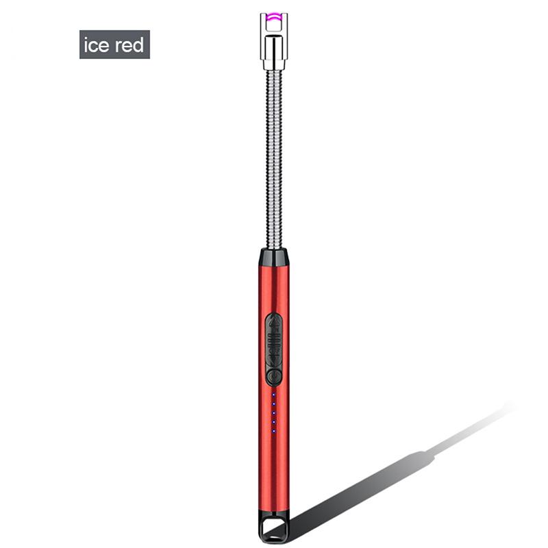 Brichetă electrică pentru grătar cu arc electric de 360°, USB rezistentă la vânt, fără flacără, aprindere cu plasmă, brichete lungi de bucătărie, brichetă cu gaz pentru aragaz cu lumânări
