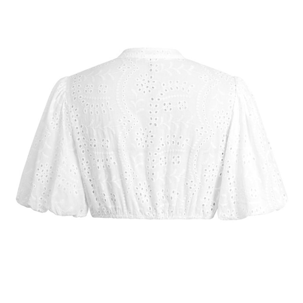 Women's Beer Festival Regular Bottoming Lace Stitching Small Shirt Top