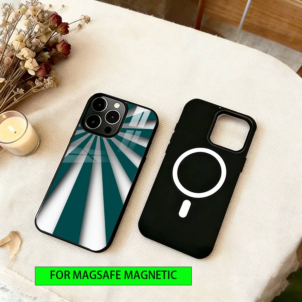 Clean line art Phone Case For iPhone17,16,15,14,13,12,11 Plus,Pro Magnetic with Magsafe Wireless Charging