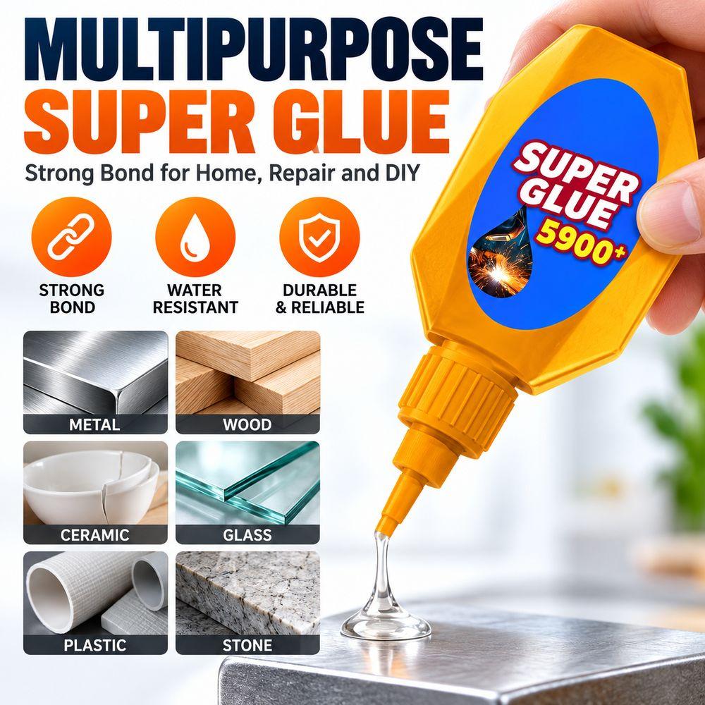 Oil Based Quick Drying Glue Multi Purpose Strong Bond Glue Durable Universal Repair Glue for Toys