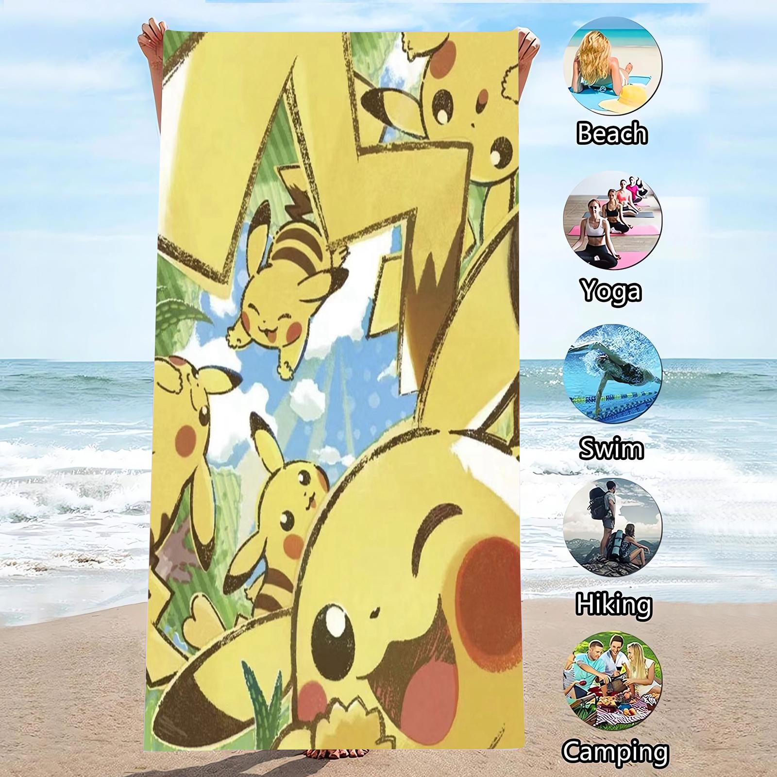 

Electric Mouse Shower Cartoon Large Microfiber Travel Picnic Pool Cute Towel for Kid Bathroom Women Bathroom W30*H60(CM)