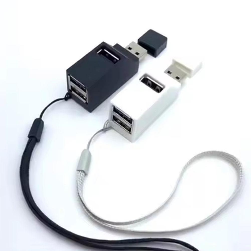 USB 3.0 HUB Adapter Extender Mini Splitter Box 1 To 3 Ports Data Transfer High Speed USB2.0 Hub For PC Laptop U Disk Card Reader