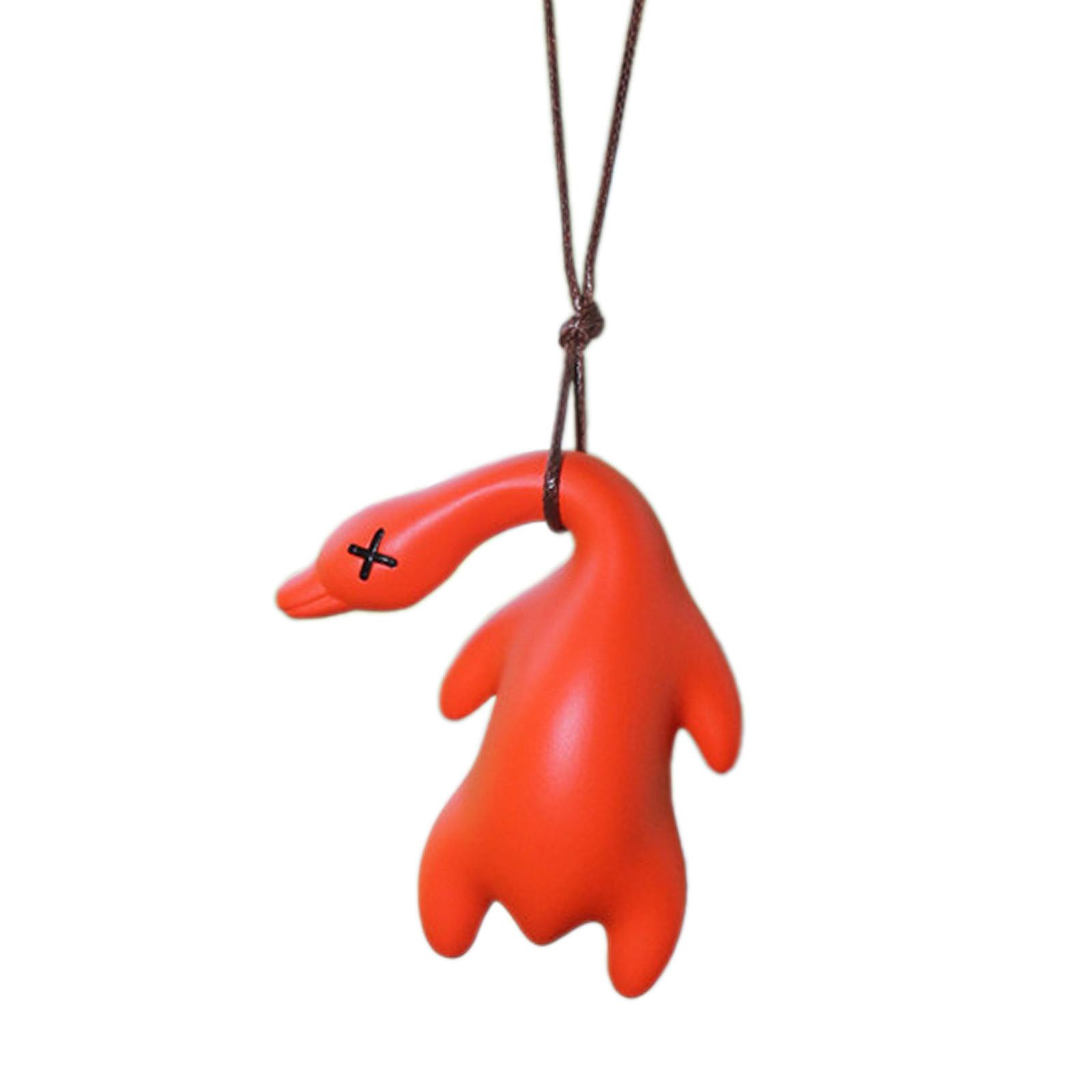 

Аксессуары для зеркал заднего вида, подвесное автомобильное зеркало, качающаяся утка, подвесное украшение для автомобиля, симпатичное украшение для салона автомобиля