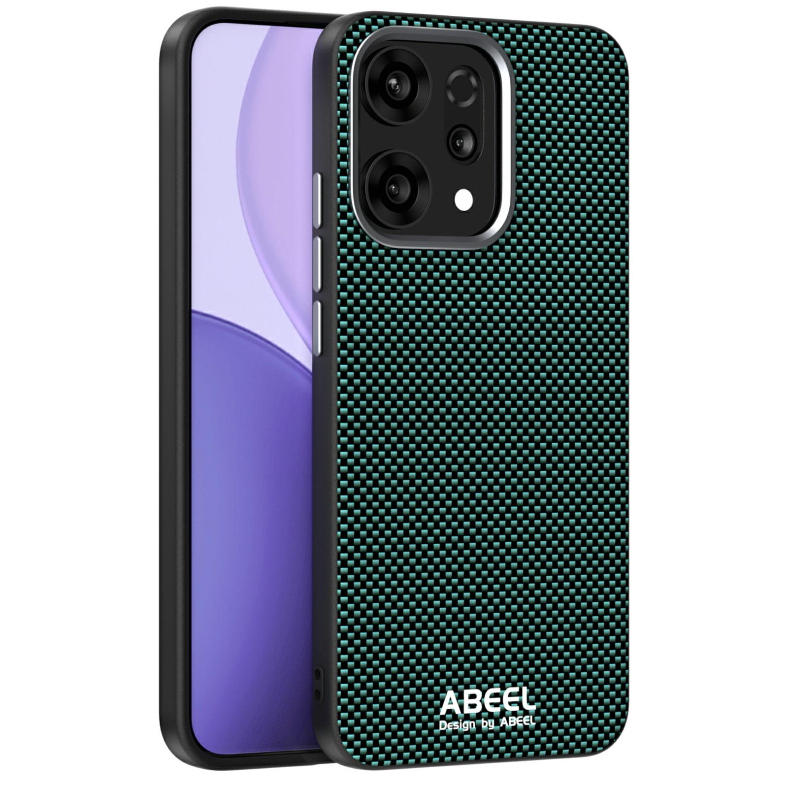 

ABEEL Для Oppo Reno14 Pro 5G (Глобальний) Магнітний Чохол З Друком ПК ТПУ Алюмінієвий Сплав Шкіра Чохол для Телефону D