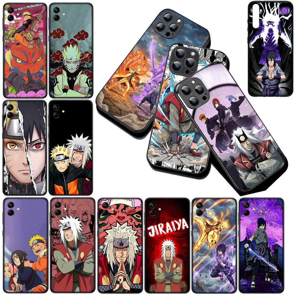 Casing for Apple iPhone 16 14 15 Plus 11 Pro Max 16E ProMax + 16Plus 15+ 14+ Phone Cover Soft Case Jiraiya Narutos Uchiha Sasuke
