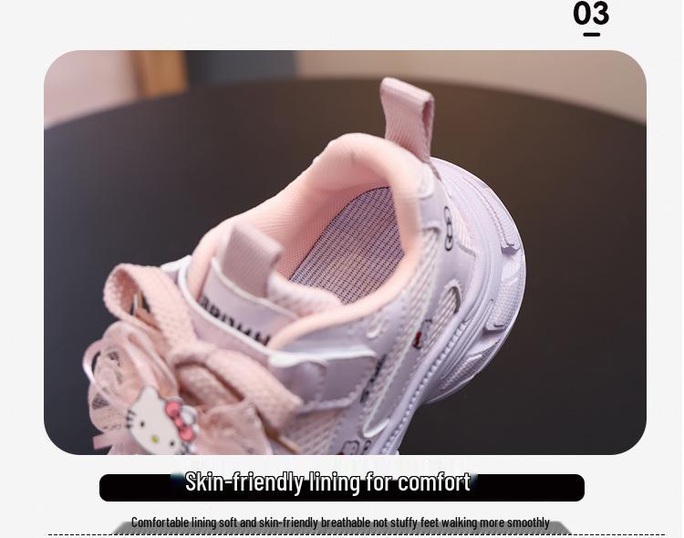 2026 Girls' Double Mesh Sports Shoes: Stylish & Cute Casual Sneakers for Spring/Autumn
