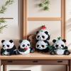 Non-Toxic 89-1023-Piece Cute Panda Building Block Set - Desktop Accessories - Advanced Color Scheme - Valentine'S Day Thanksgiving Halloween Christmas