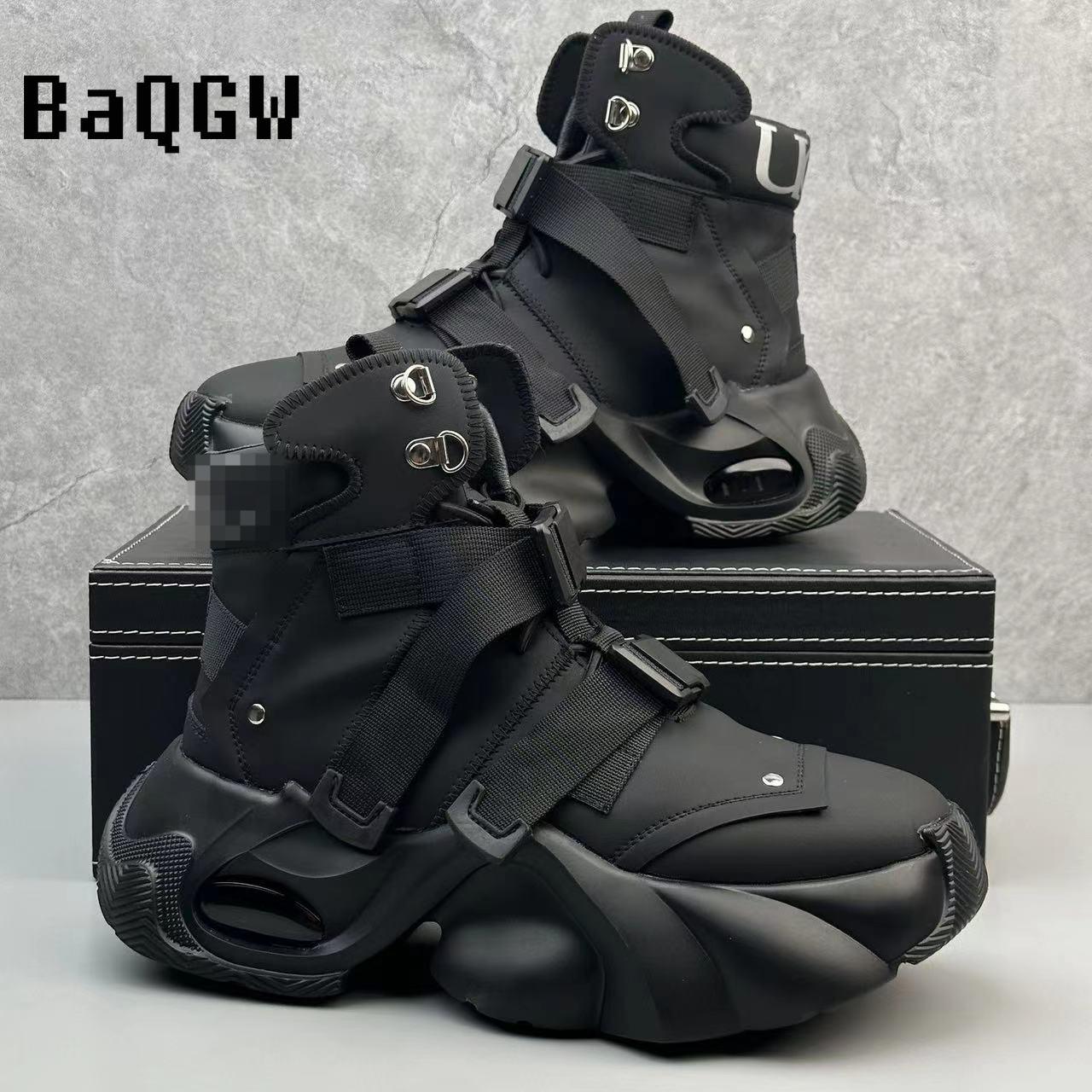 Мода Мода Бренд Дизайнер Белые Толстая Подошва Повседневные Кеды для Мужчин Лоферы — фото 7